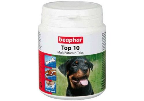  Beaphar Витамины для собак с L-карнитином Top 10 for Dogs  180 шт, фото 1 