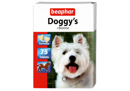  Beaphar Витамины для собак с биотином Doggy`s+Biotin, 75 шт  75 шт, фото 1 