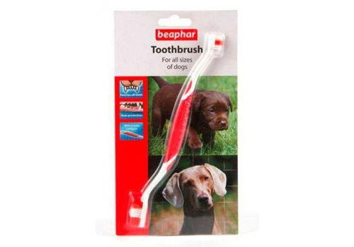  Beaphar Зубная щетка двойная для собак, блистер  66 г, фото 1 