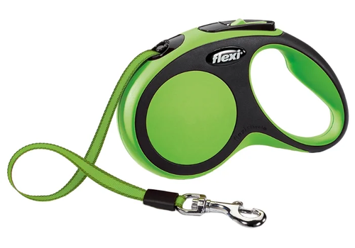  Flexi рулетка New Comfort S до 15 кг 5 м лента  зеленая, фото 1 